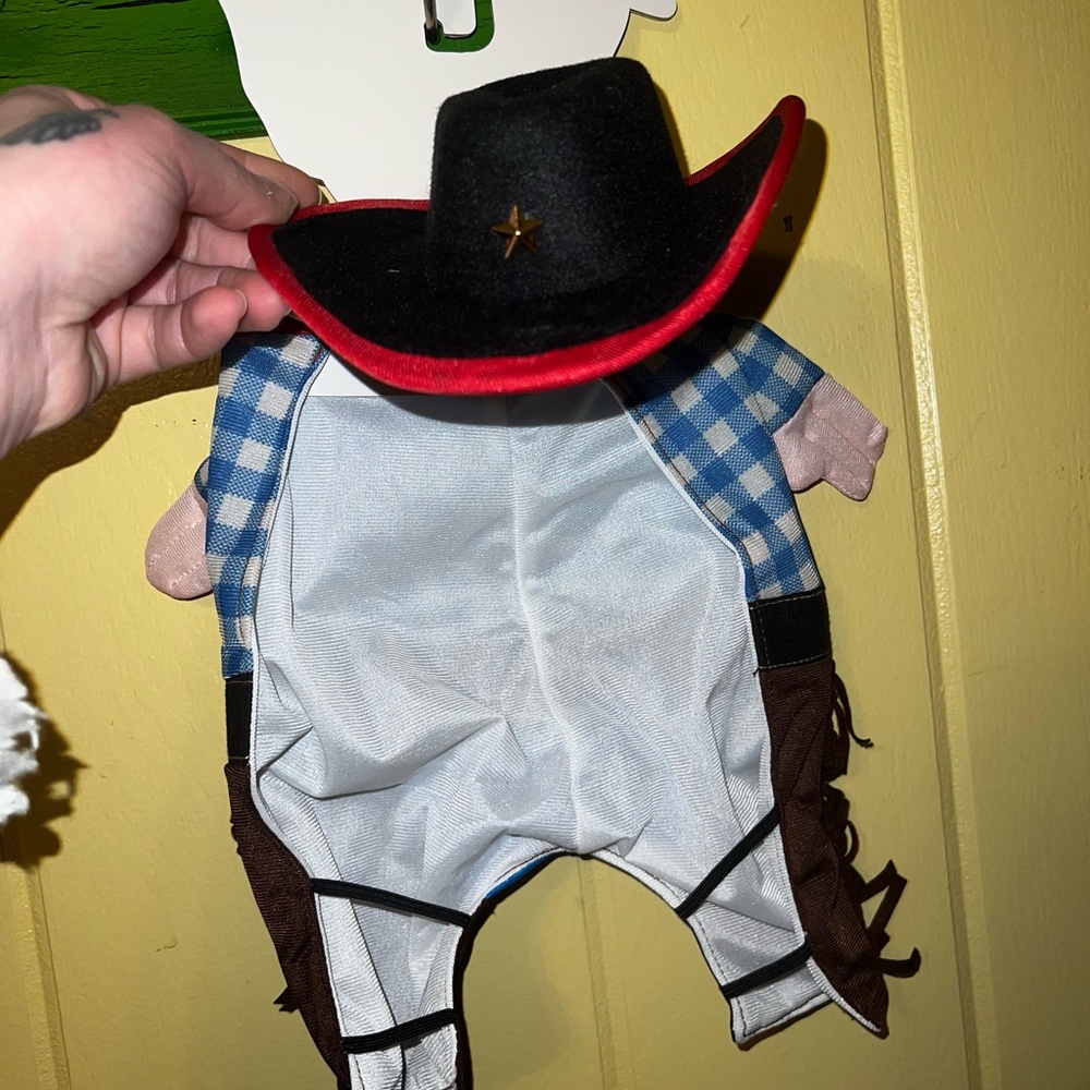 ⭐️NWT Party Dog Walking Western Cowboy Dog/ Cat Halloween Costume M/L - Picture 4 of 12